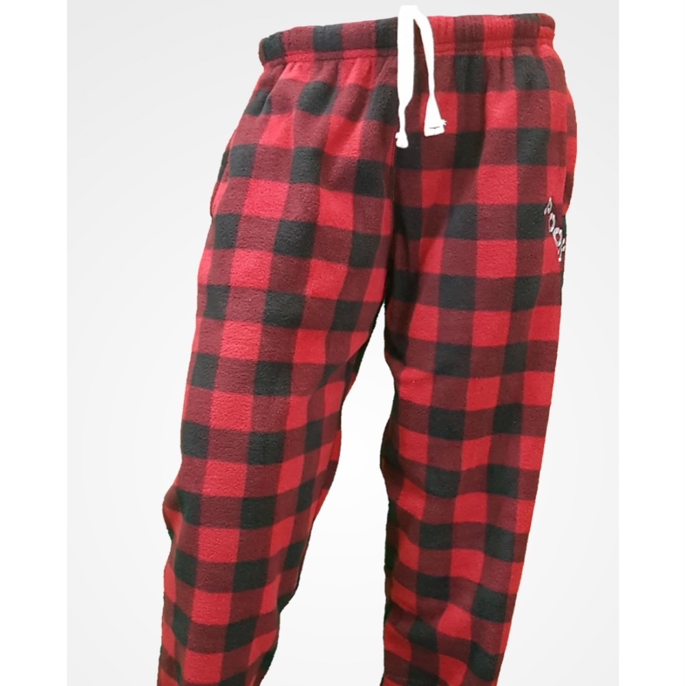 POOK Red Plaid Pajama Pants